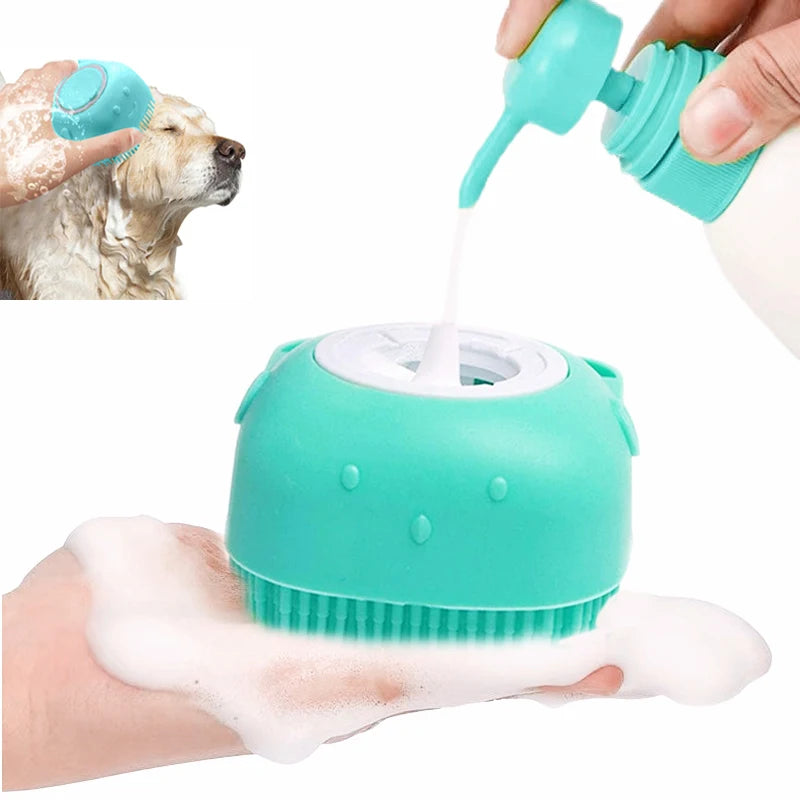 Escova de Banho para Pets em Silicone